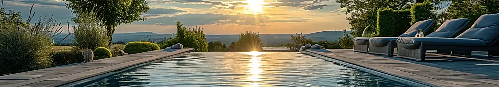 Summer afternoon by the pool